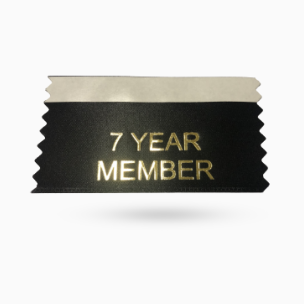 7 year Member Ribbons (Pack of 10)