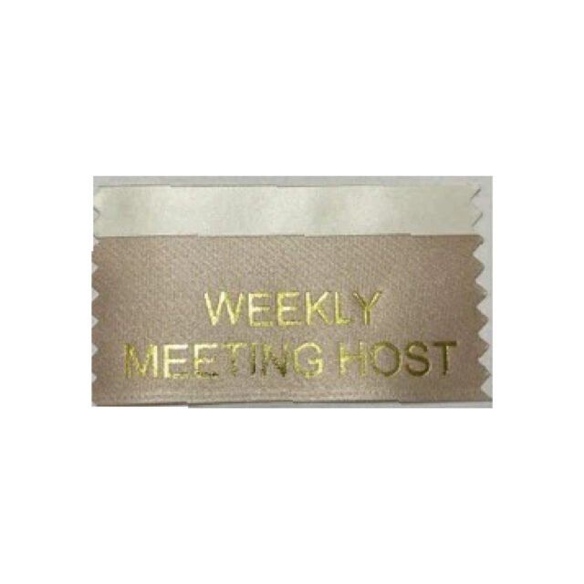 Weekly Meeting Host (Pack of 10)