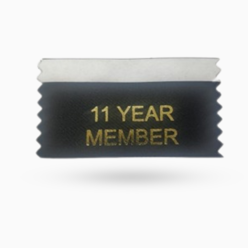 11 Year Member Ribbons (Pack of 10)