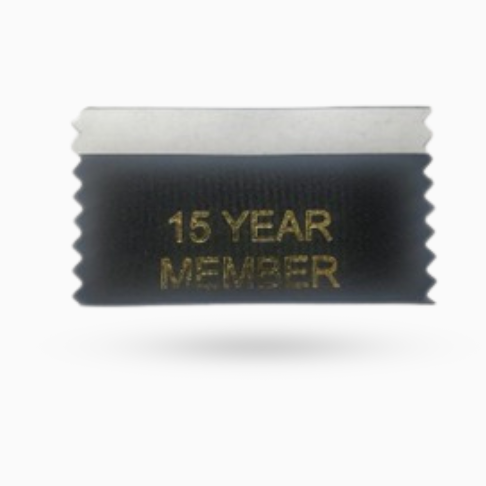 15 Year Member Ribbons (Pack of 10)