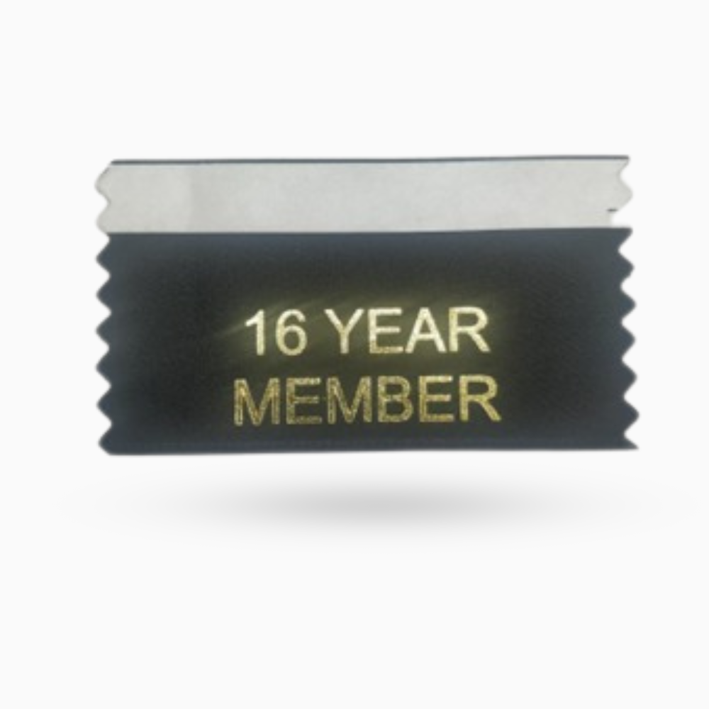 16 Year Member Ribbons (Pack of 10)
